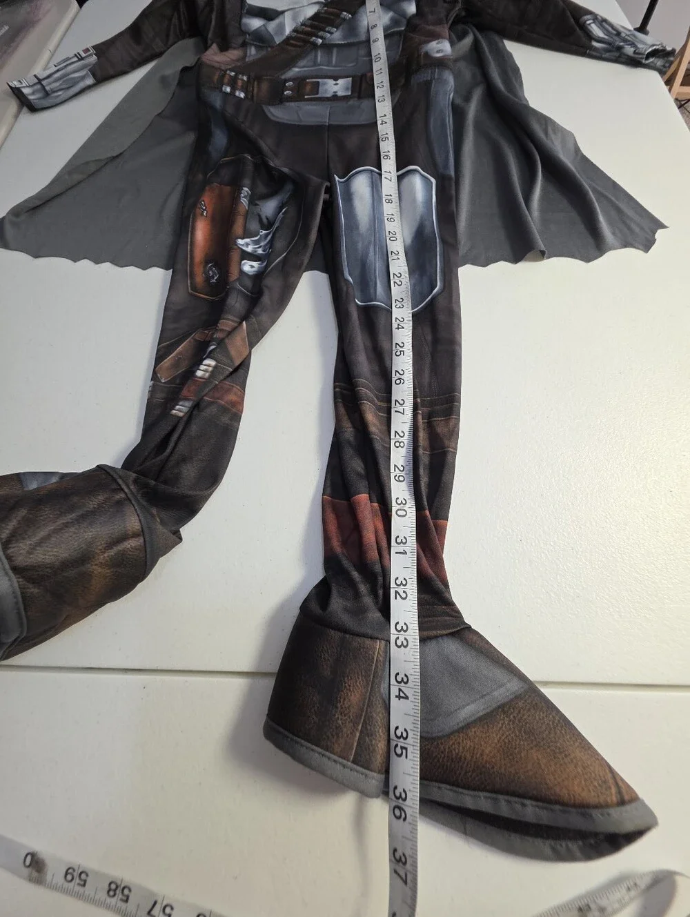 Star Wars Mandalorian Costume Toddler Rubies Jumpsuit Cape Mask Halloween NWOT